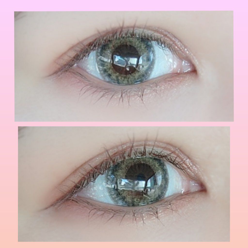 LIL MOON 1day クリームグレージュ/LILMOON/ワンデー（１DAY）カラコンを使ったクチコミ（2枚目）