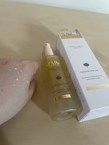 ダルバ ホワイトトリュフファーストスプレーセラム/ダルバ/ミスト状化粧水を使ったクチコミ(6枚目)