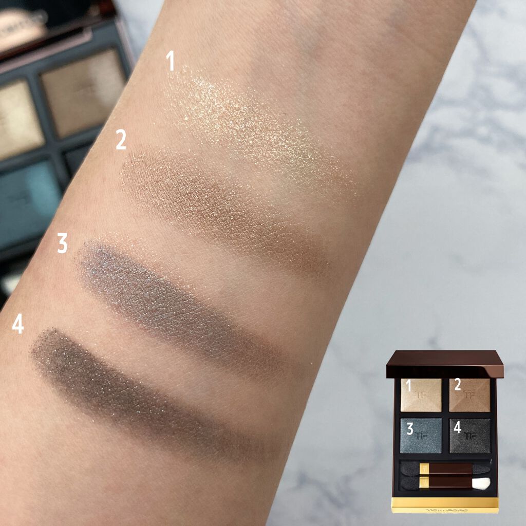 アイ カラー クォード/TOM FORD BEAUTY/アイシャドウパレットを使ったクチコミ（3枚目）