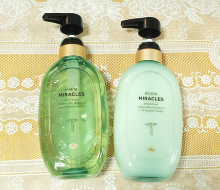 ミラクルズ うるおいブースト シャンプー/トリートメント/パンテーン/市販シャンプーを使ったクチコミ(1枚目)