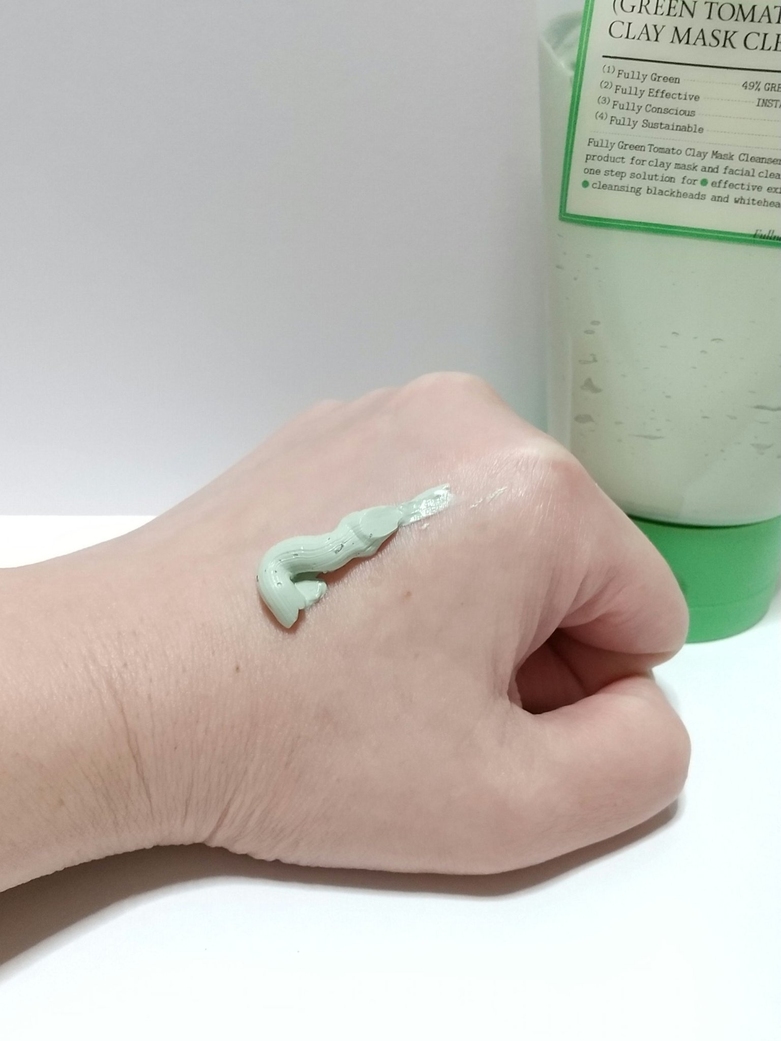 グリーントマトクレイマスククレンザー/FULLY/洗い流すパック・マスクを使ったクチコミ（2枚目）