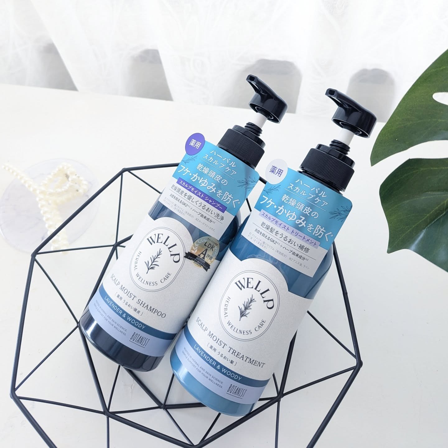 薬用スカルプケアシャンプー/トリートメント モイスト/WELLP/市販シャンプーを使ったクチコミ（1枚目）