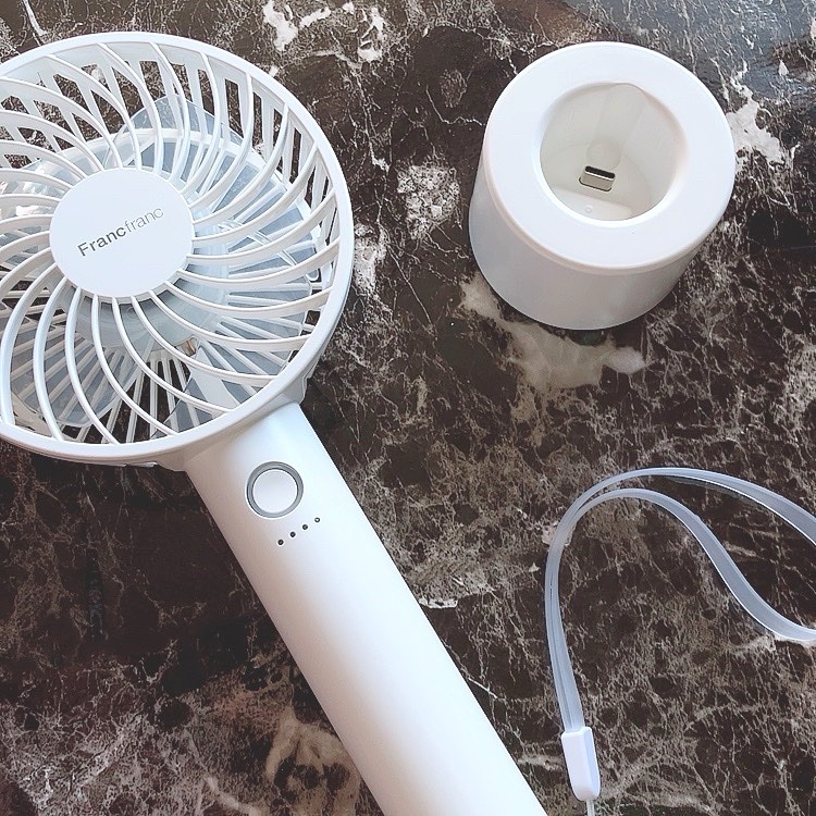 フレ 2WAY ハンディファン/フランフラン/その他を使ったクチコミ（3枚目）