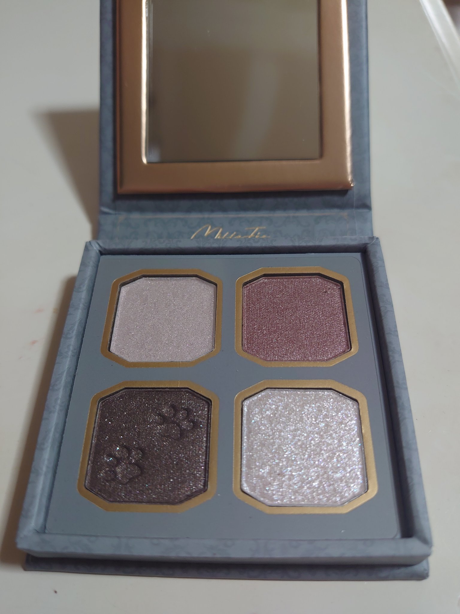 マイキティアイパレット 04 ミヌエット/MilleFée/アイシャドウパレットを使ったクチコミ（2枚目）