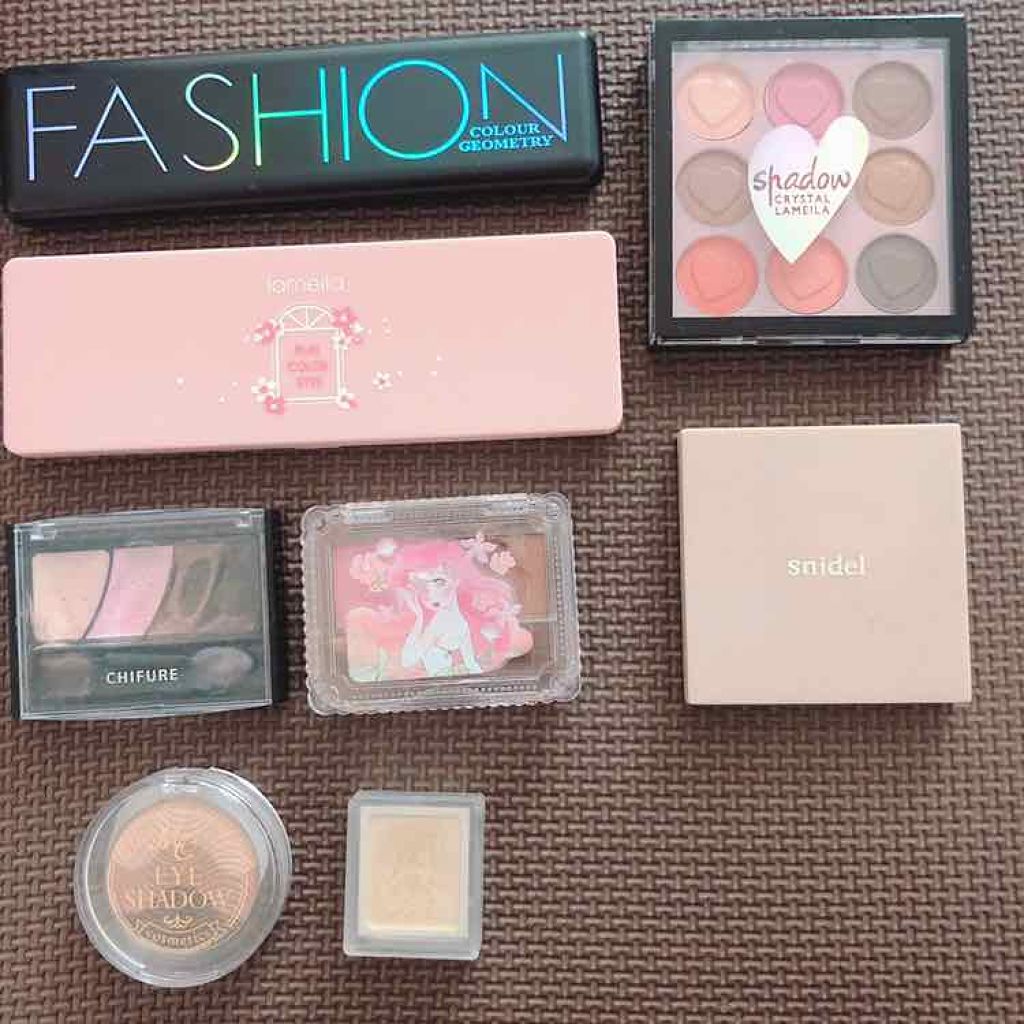 グラデーション アイ カラー(チップ付)/ちふれ/アイシャドウパレットを使ったクチコミ(1枚目)