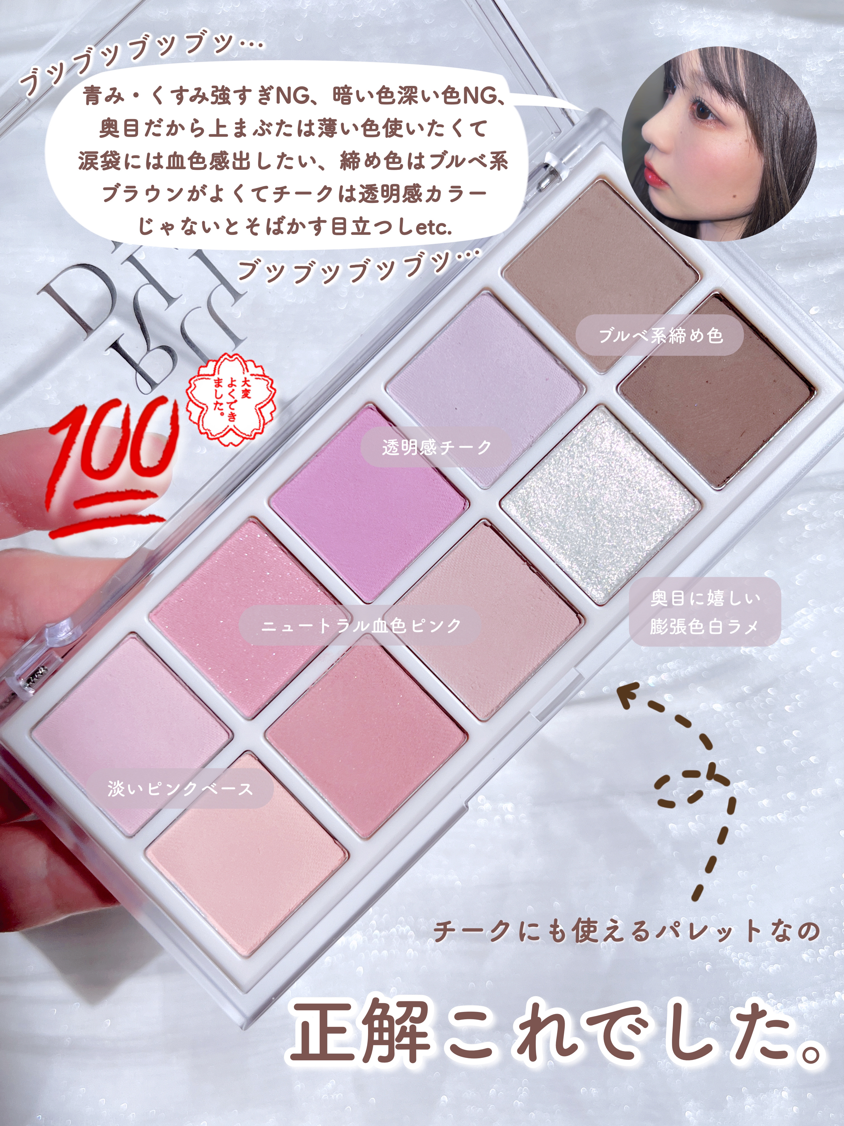 マルチユースシャドウパレット/RULIDIA/アイシャドウパレットを使ったクチコミ（3枚目）