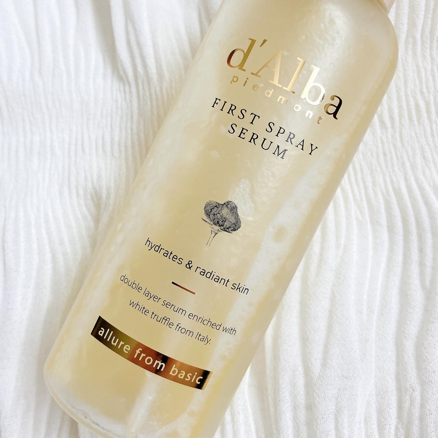 ダルバ ホワイトトリュフファーストスプレーセラム/ダルバ/ミスト状化粧水を使ったクチコミ（3枚目）