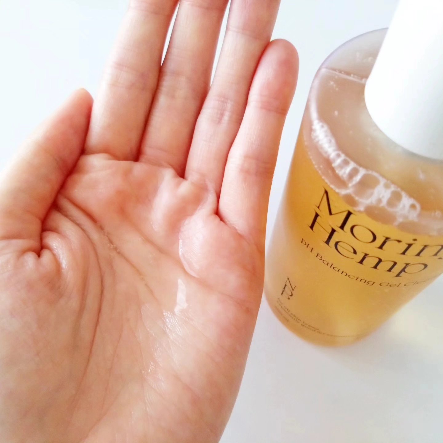 モリンガヘンプpHバランシングジェルクレンザー/NATURAL DERMA PROJECT/クレンジングジェルを使ったクチコミ（3枚目）