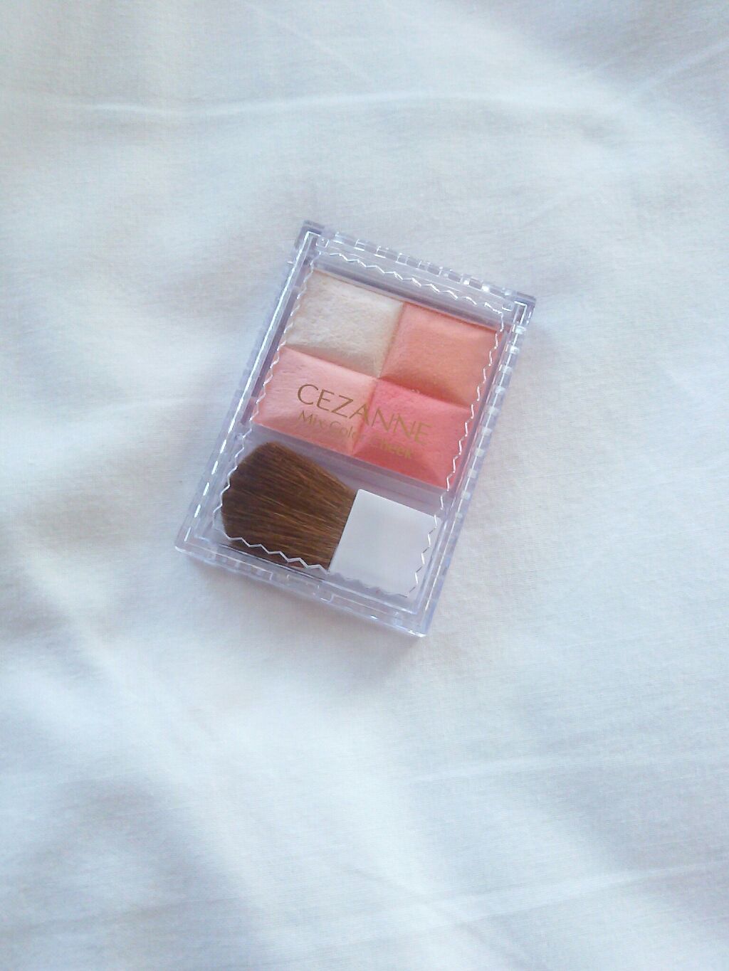 ミックスカラーチーク/CEZANNE/パウダーチークを使ったクチコミ（1枚目）