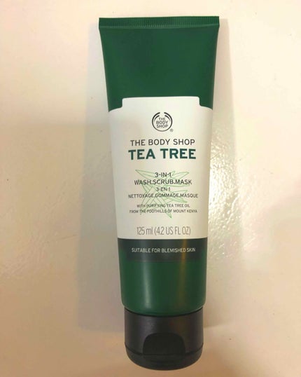 ティーツリー 3-IN-1 ウォッシュ.スクラブ.マスク/THE BODY SHOP/洗顔フォームを使ったクチコミ(1枚目)