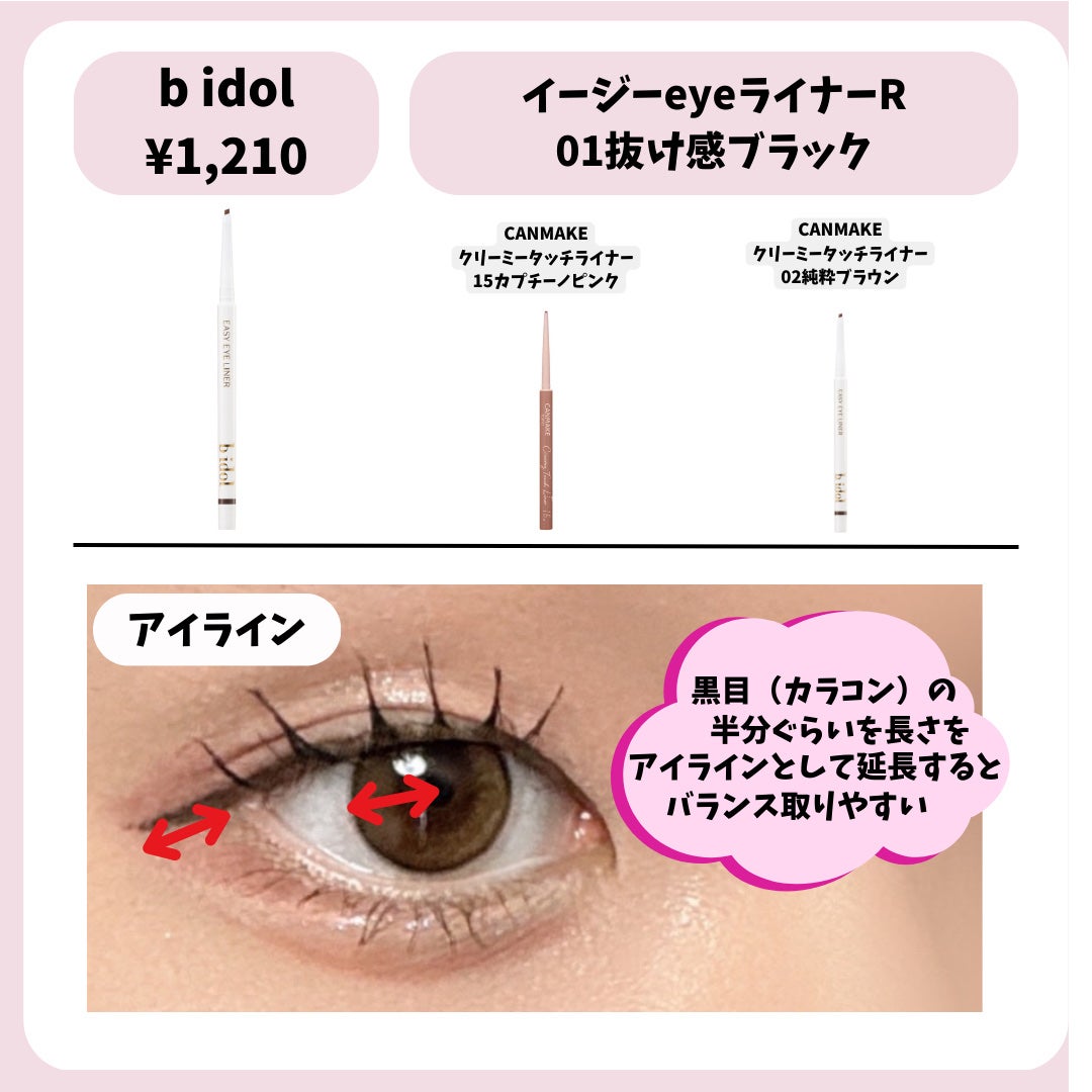 クリーミータッチライナー/キャンメイク/ジェルアイライナーを使ったクチコミ(8枚目)