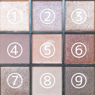 UR GLAM　BLOOMING EYE COLOR PALETTE/U R GLAM/パウダーアイシャドウを使ったクチコミ（2枚目）