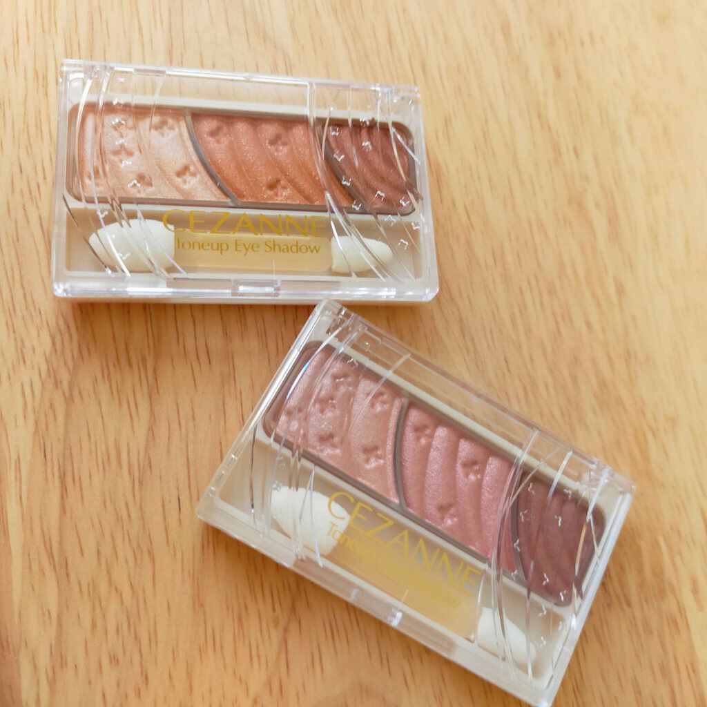 トーンアップアイシャドウ/CEZANNE/アイシャドウパレットを使ったクチコミ（3枚目）