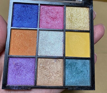 UR GLAM　BLOOMING EYE COLOR PALETTE 03/U R GLAM/パウダーアイシャドウを使ったクチコミ（2枚目）