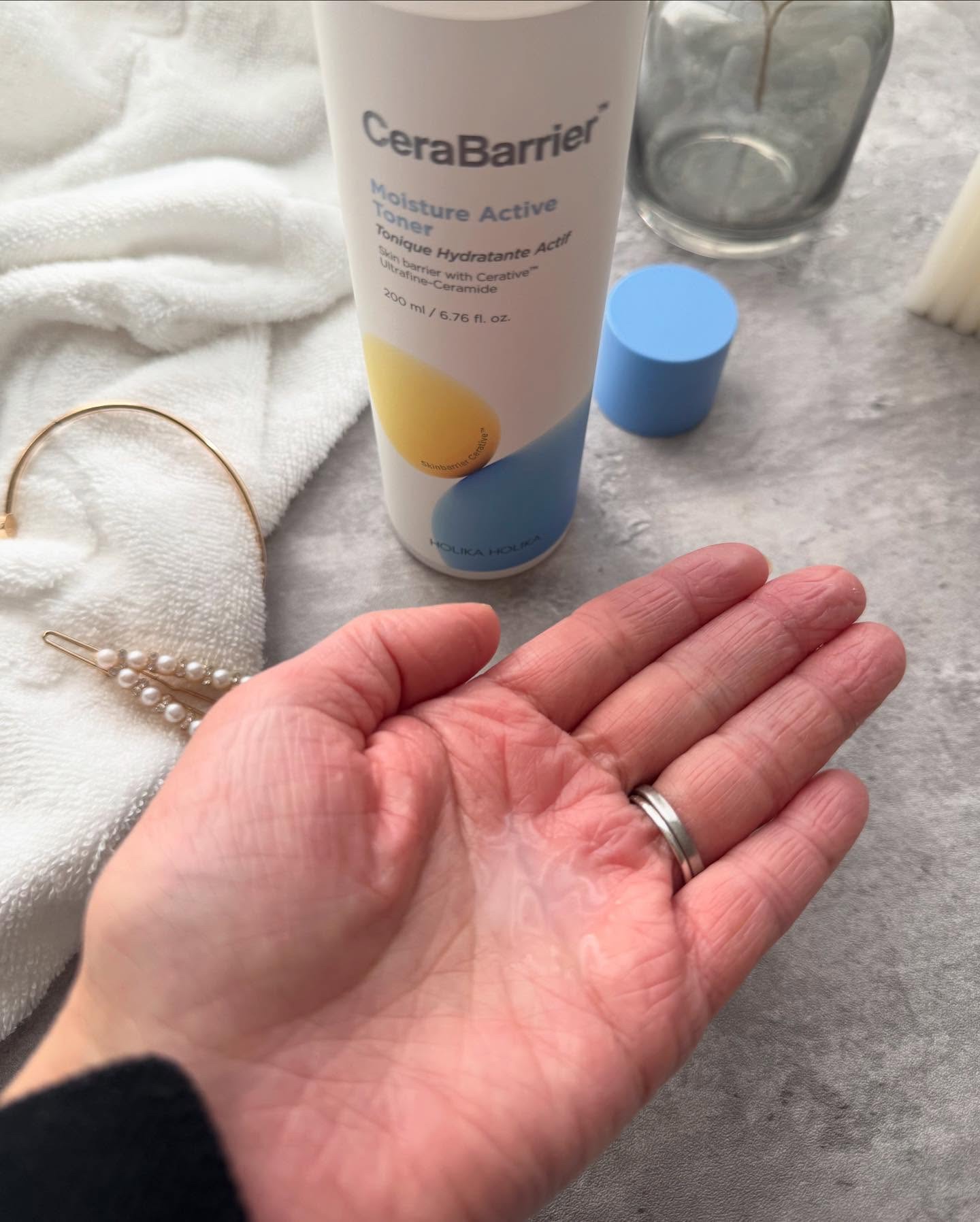 セラバリア　モイスチャーアクティブ　トナー /HOLIKA HOLIKA/化粧水を使ったクチコミ（3枚目）