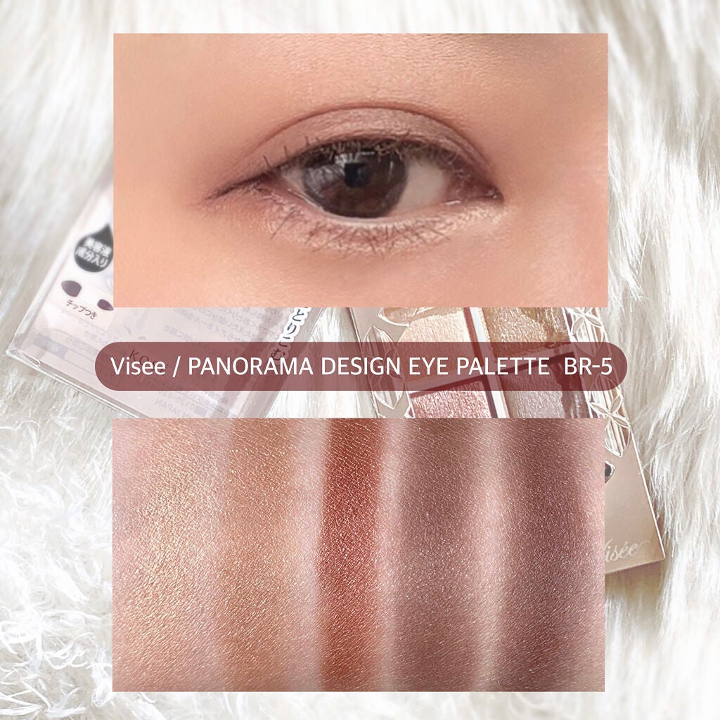 パノラマデザイン アイパレット/Visée/アイシャドウパレットを使ったクチコミ(2枚目)