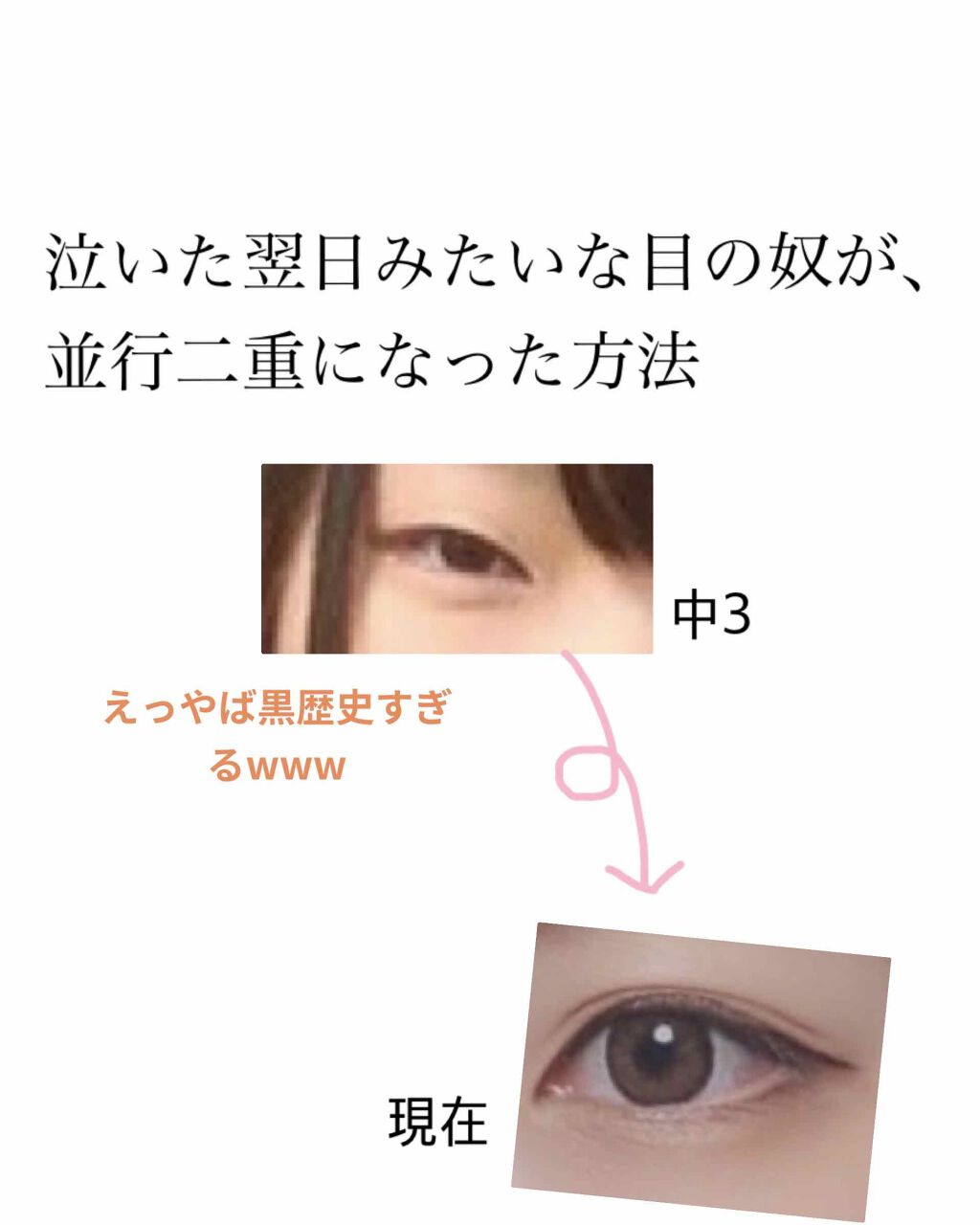 ミルキーソフト/メザイク/二重まぶた用アイテムを使ったクチコミ（1枚目）