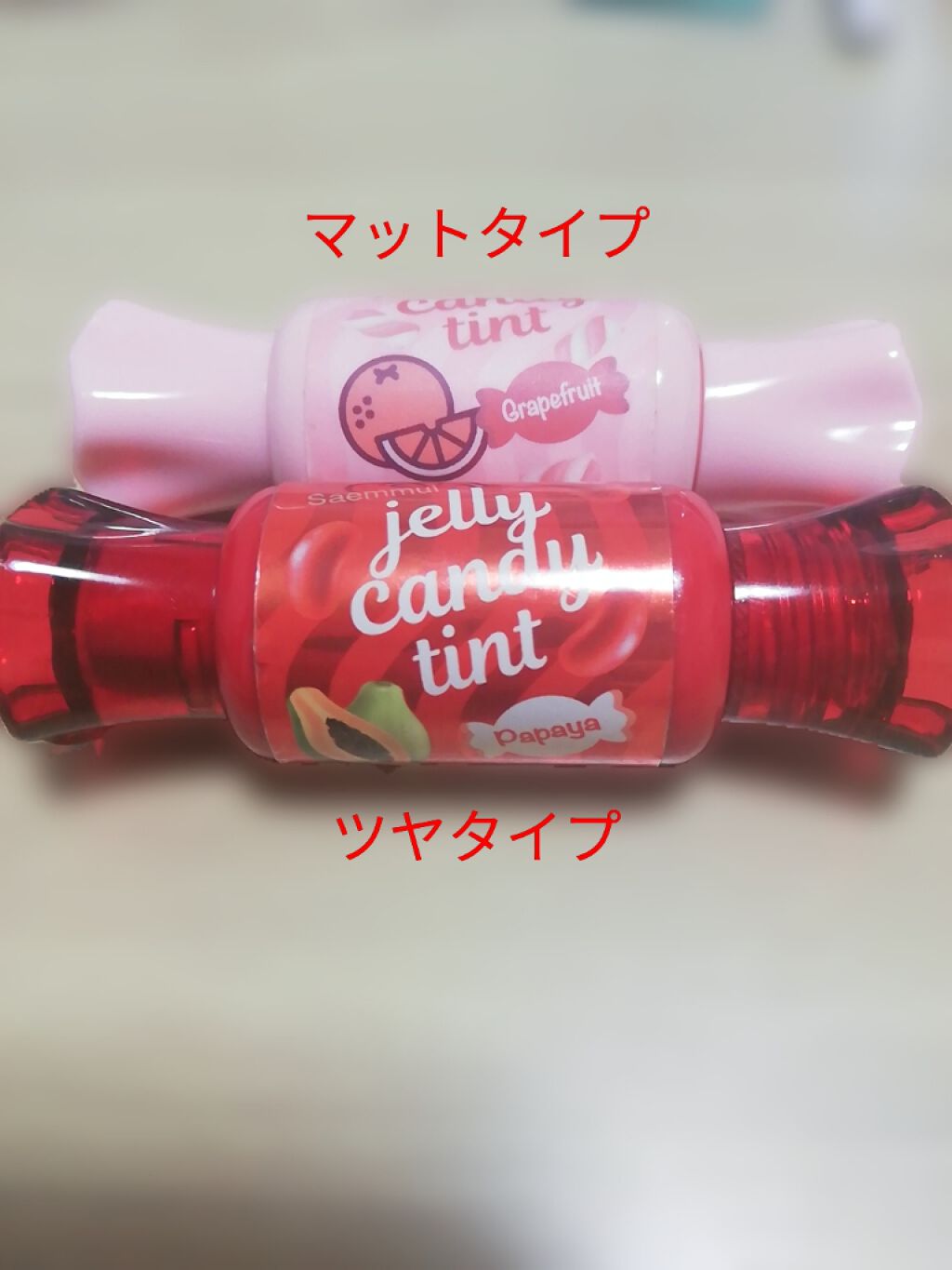 ムース キャンディー ティント/the SAEM/リップティントを使ったクチコミ（2枚目）