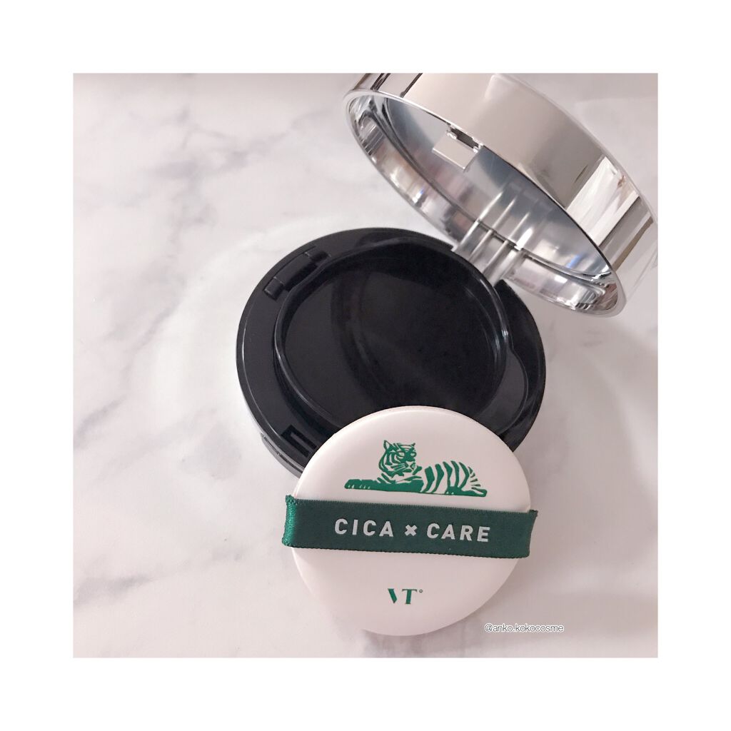 CICAレッドネスカバークッション/VT/クッションファンデーションを使ったクチコミ（2枚目）