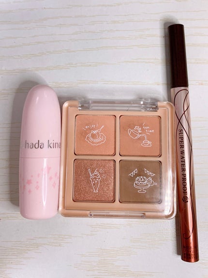 Peach Blush Toast cafe eye palette/NOTONE/アイシャドウパレットを使ったクチコミ(3枚目)