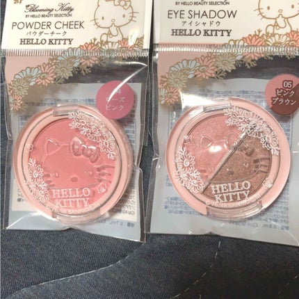 Blooming Kitty パウダーチーク/DAISO/パウダーチークを使ったクチコミ(1枚目)