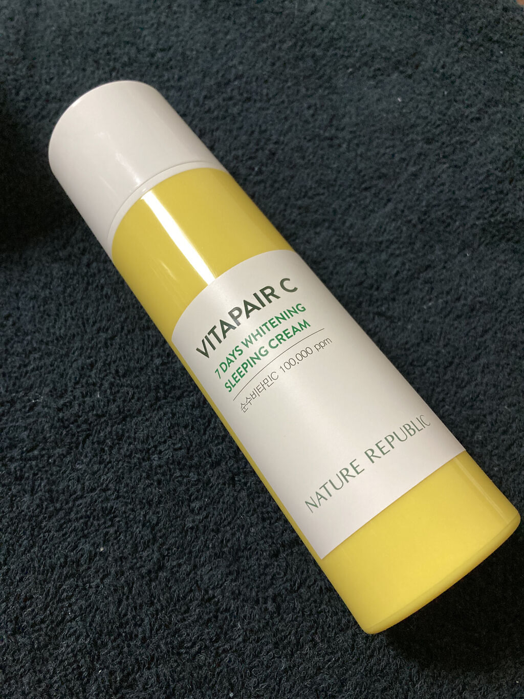 ビタペアC 7DAYS ホワイトニングスリーピングマスク/ネイチャーリパブリック/美容液を使ったクチコミ（3枚目）