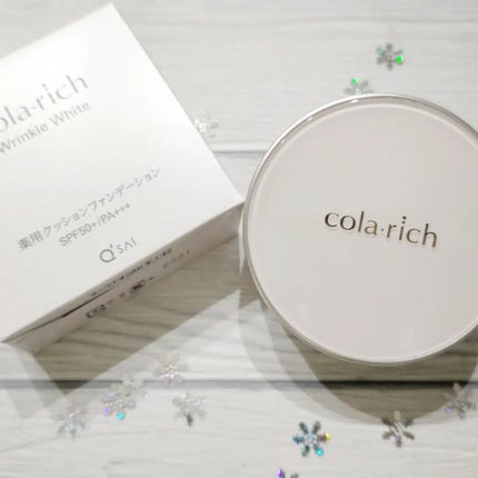 リンクルホワイトクッションファンデーション/コラリッチ/クッションファンデーションを使ったクチコミ(1枚目)