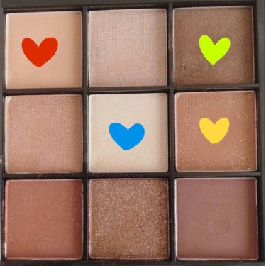 UR GLAM　BLOOMING EYE COLOR PALETTE/U R GLAM/パウダーアイシャドウを使ったクチコミ（2枚目）