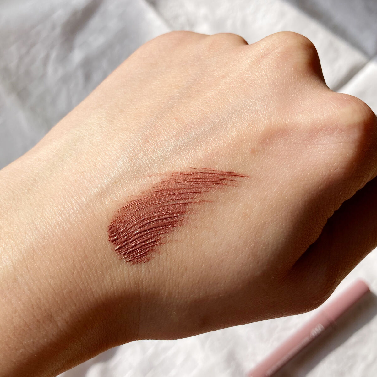 パーフェクトエクステンション マスカラ for カール ピンクブラウン/D-UP/マスカラを使ったクチコミ（3枚目）