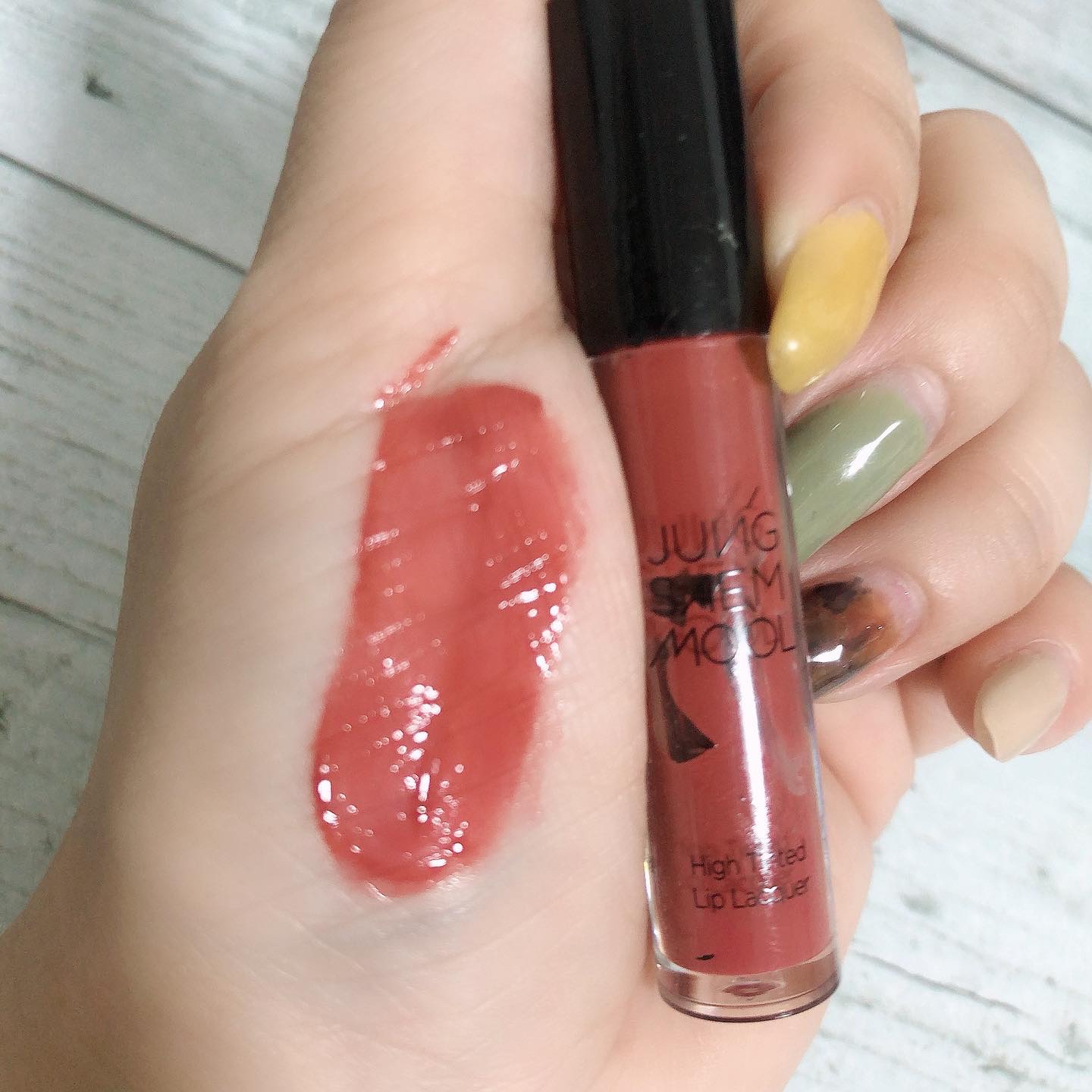 JUNG SAEM MOOL ハイ ティンテッド リップ ラッカーのクチコミ「本日の#使い切りコスメ

#ジョンセンムルハイティンテッドリップラッカー
#jungsaemm.....」（2枚目）