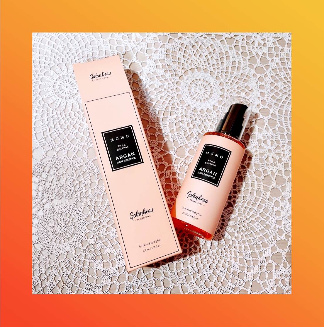 モモアルガンヘアエッセンス/ガランビュー/ヘアオイルを使ったクチコミ（2枚目）