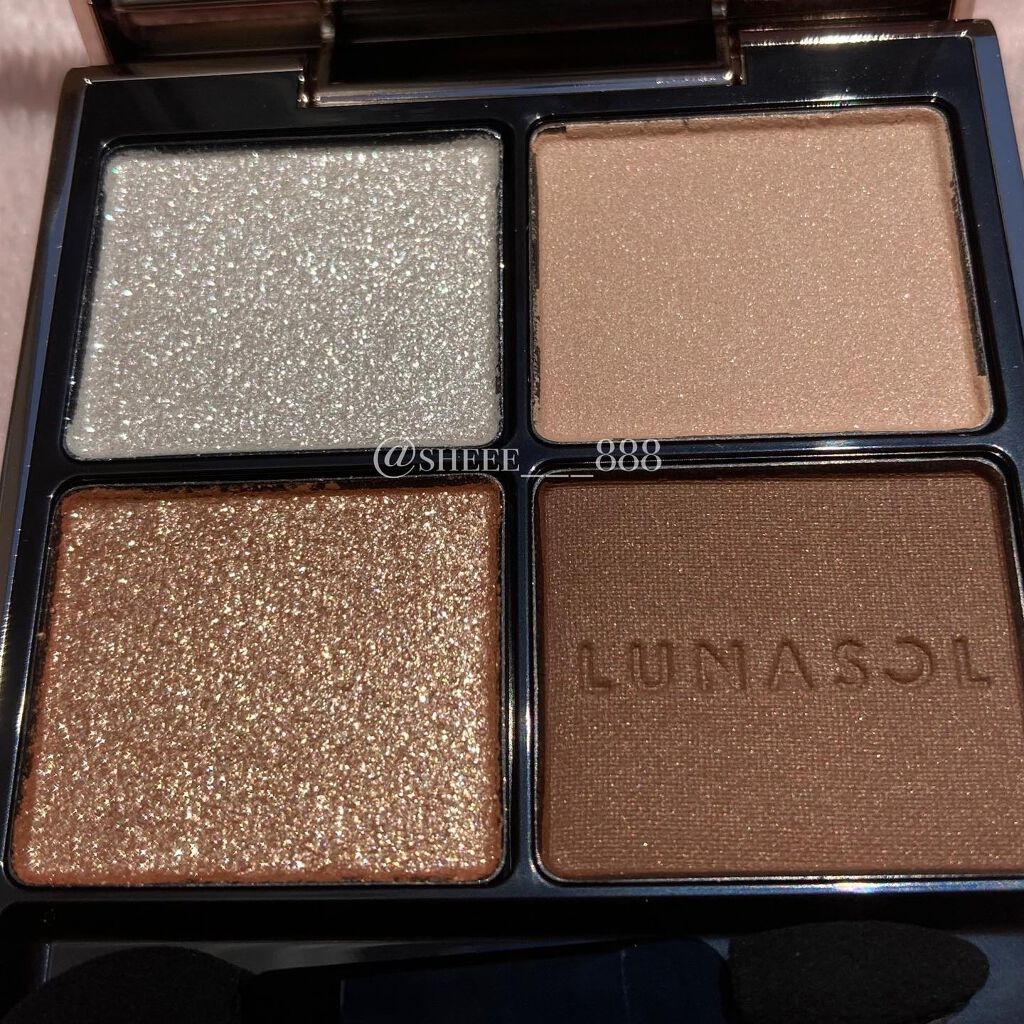 アイカラーレーション EX12 Flawless Clarity（限定発売）/LUNASOL/アイシャドウパレットを使ったクチコミ（2枚目）