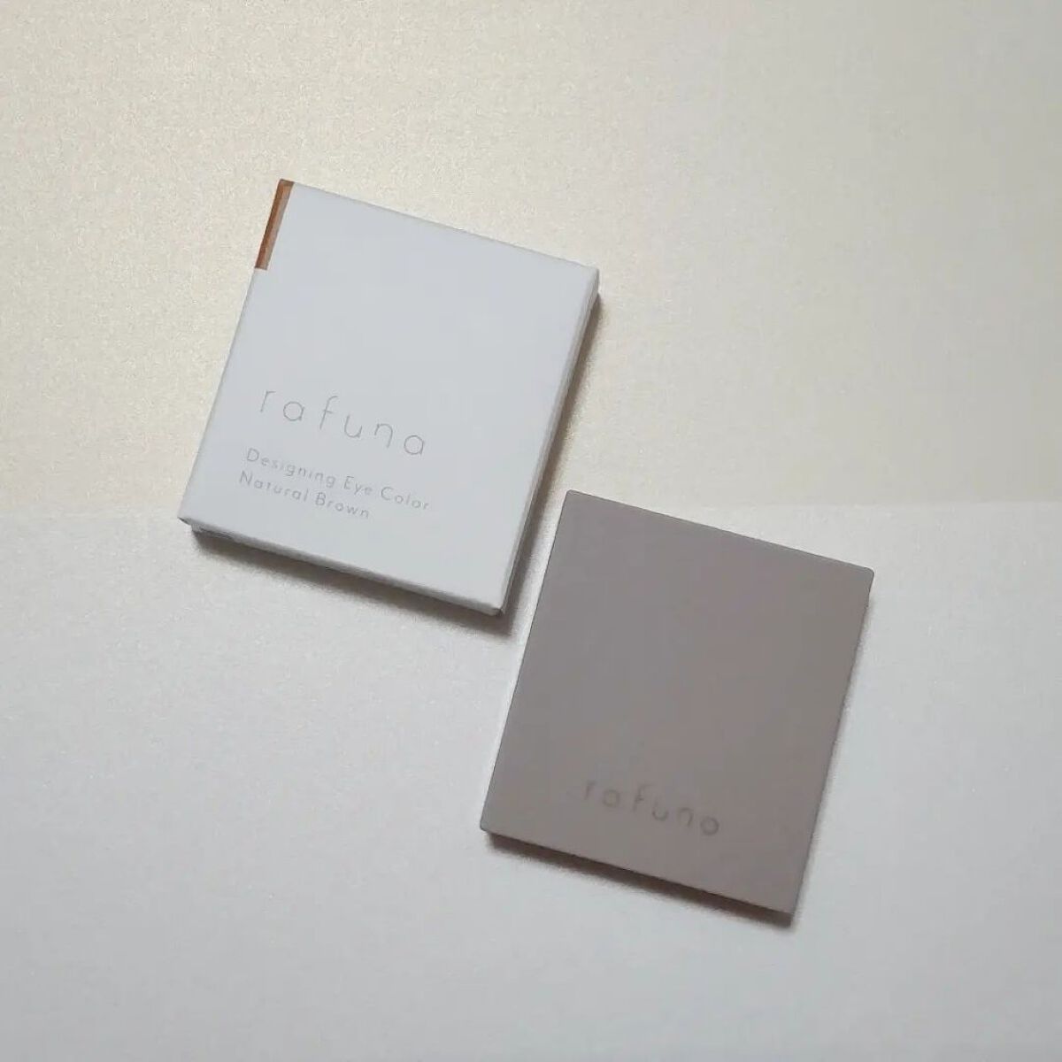 デザイニングアイカラー 01 ナチュラルブラウン/rafuna/アイシャドウパレットを使ったクチコミ（1枚目）