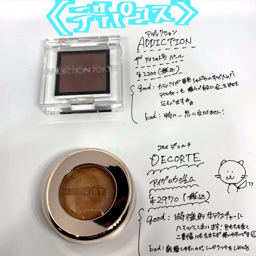 ちょむ@フォロバ100 on LIPS 「こんにちは🌞ちょむです😆今回は単色アイシャドウの比較レビューで..」(4枚目)