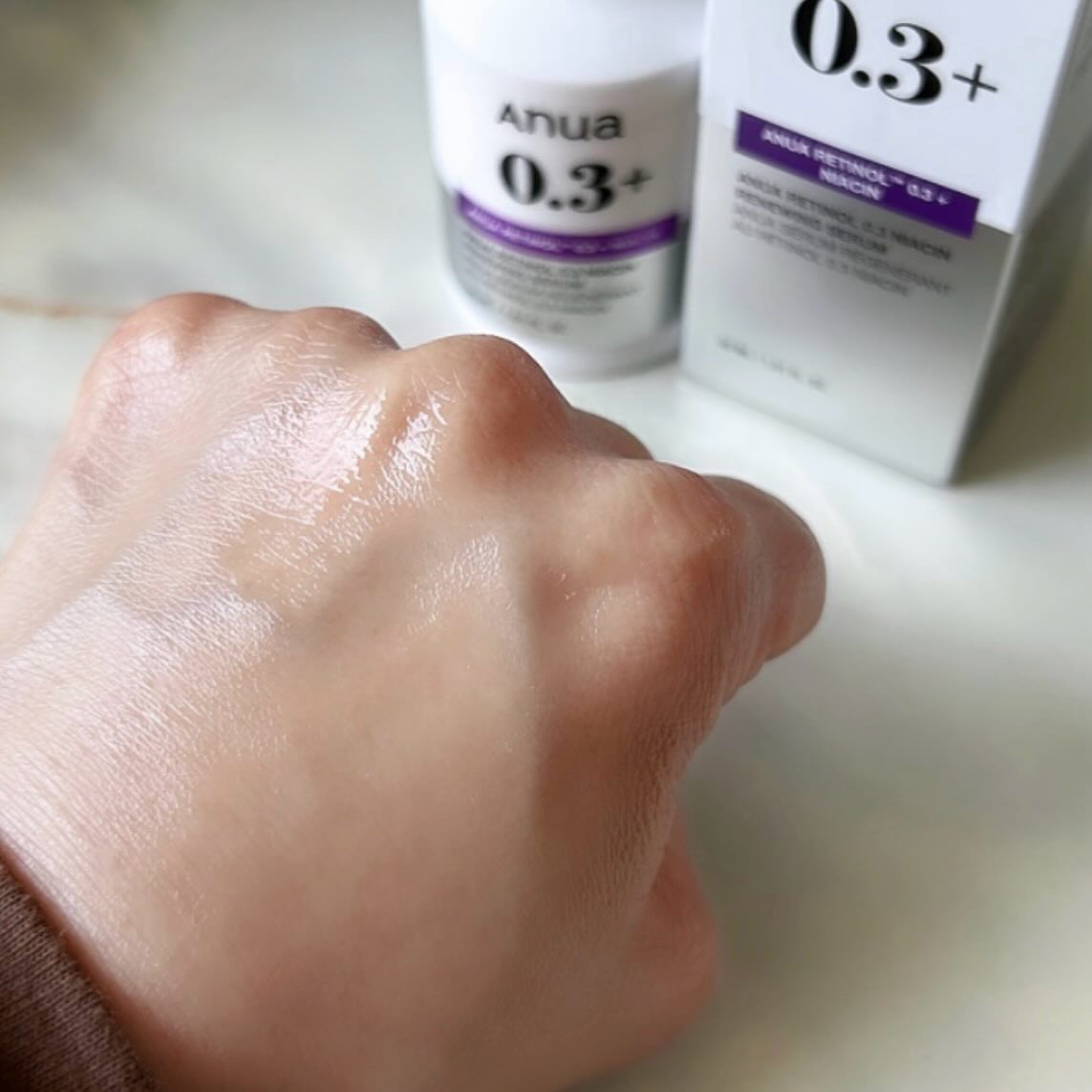 レチノール0.3 ナイアシンリニューイングセラム/Anua/美容液を使ったクチコミ（3枚目）