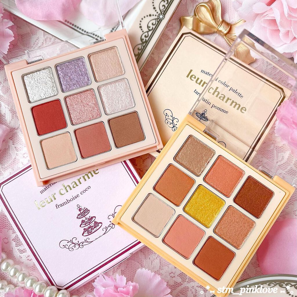 マテリアルカラーパレット/leur charme/アイシャドウパレットを使ったクチコミ（2枚目）