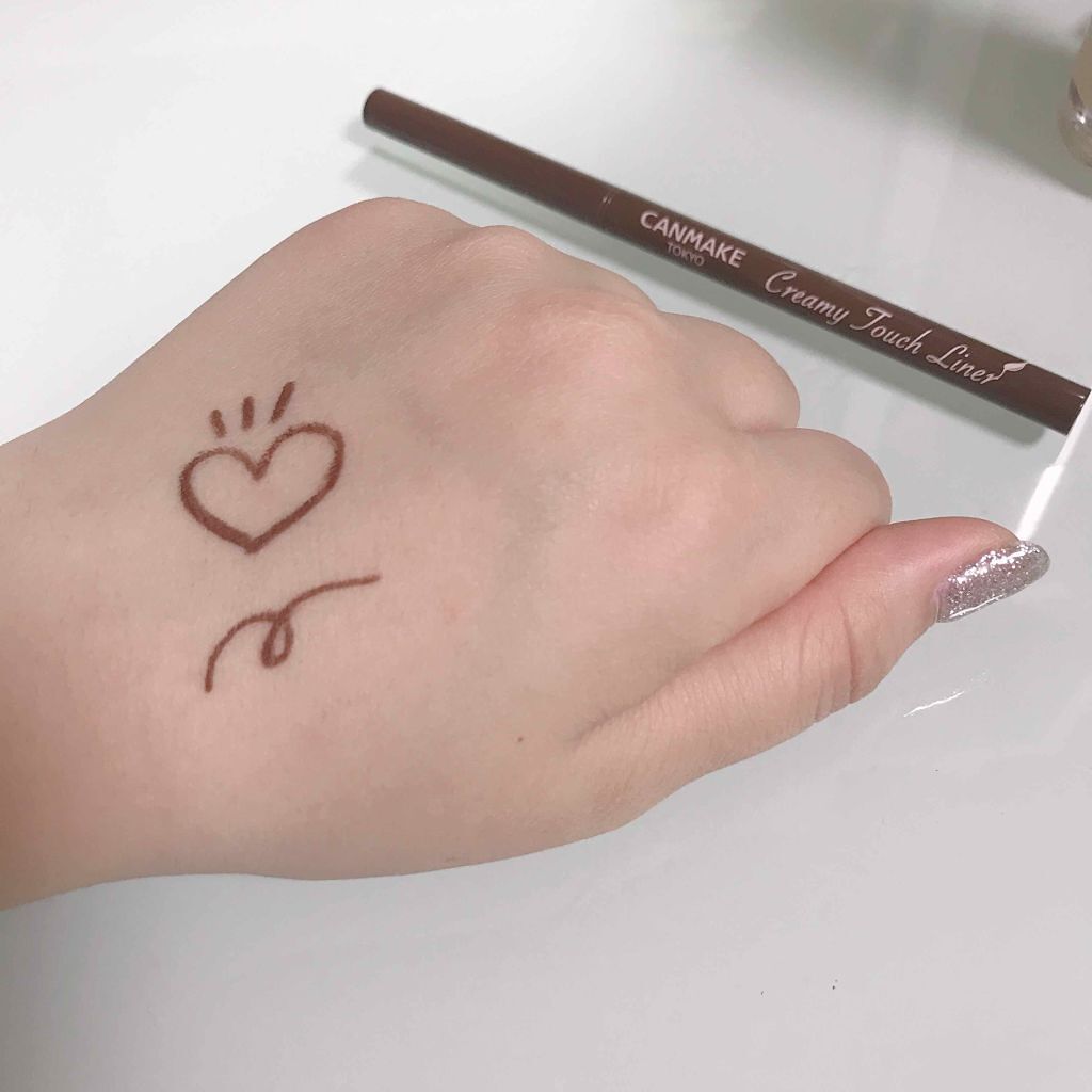 クリーミータッチライナー/キャンメイク/ジェルアイライナーを使ったクチコミ(3枚目)
