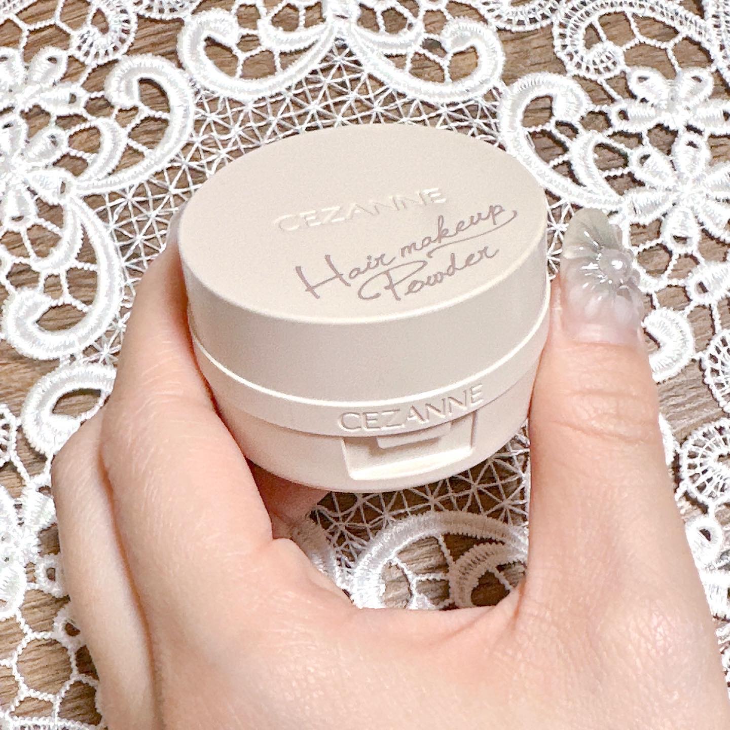 ヘアメイクパウダー/CEZANNE/ヘアケア・スタイリングを使ったクチコミ（2枚目）
