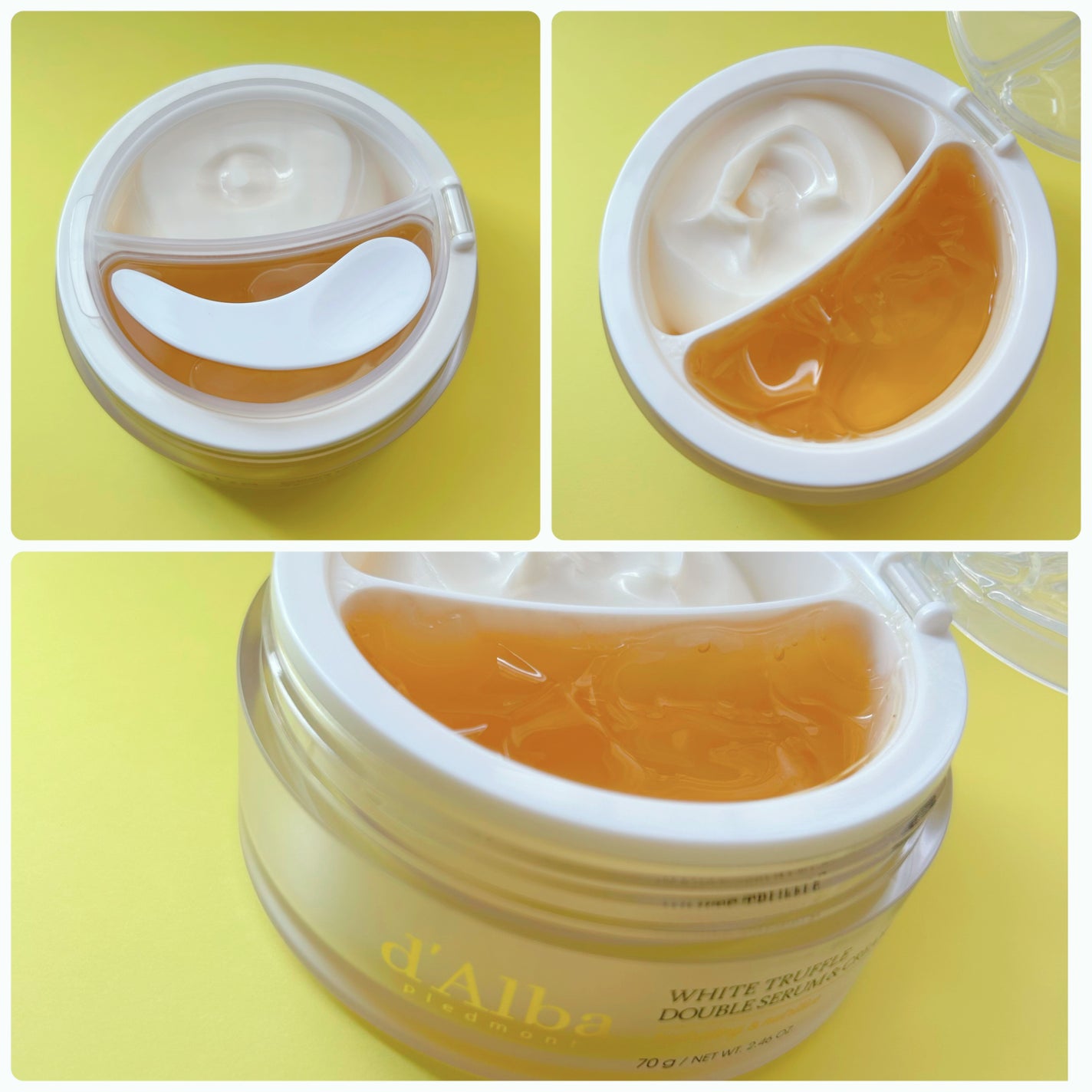 ホワイトトリュフダブルセラムアンドクリーム/ダルバ/フェイスクリームを使ったクチコミ(2枚目)
