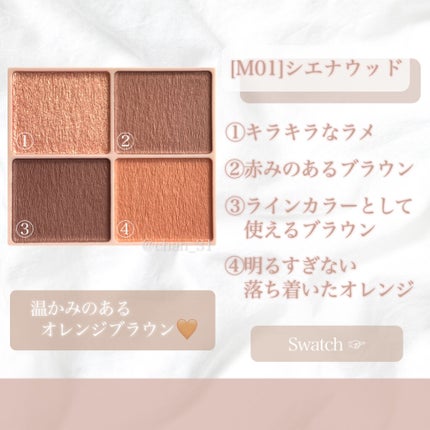 シルキースフレアイズ(マットタイプ)/キャンメイク/アイシャドウパレットを使ったクチコミ(5枚目)