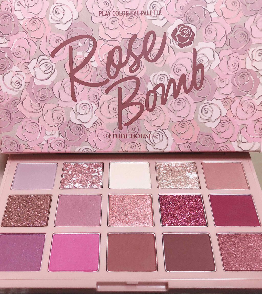 プレイカラーアイパレット ローズボム/ETUDE/アイシャドウパレットを使ったクチコミ（1枚目）