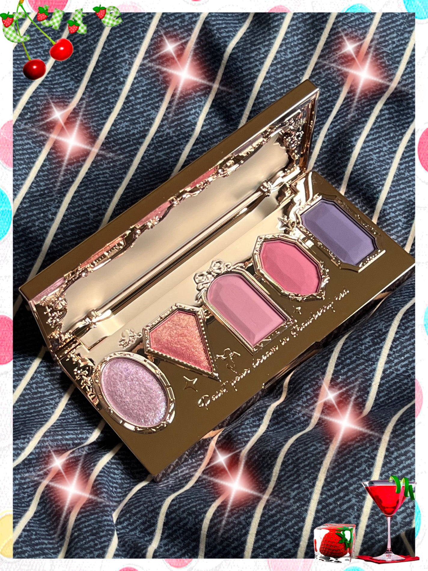 ストロベリーロココ アイシャドウパレット/FlowerKnows/アイシャドウパレットを使ったクチコミ(6枚目)