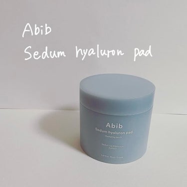 Abib  セダム ヒアルロンパッド ハイドレーティングタッチ 75枚
¥3,360(楽天公式価格)

Abibの白樺シリーズのトナーパッドです！

他のブランドのトナーパッドと比べて少し小さめで、ガー