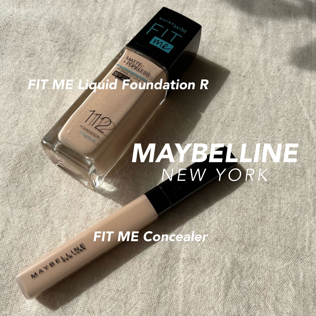 〈  ぴったり色がぴったり密着🌟〉


MAYBELLINE NEW YORK
フィットミー リキッドファンデーション R 
フィットミー コンシーラー

(公式価格 ¥1,760- / ¥1,100-)


こちら、LIPSを通してメイ