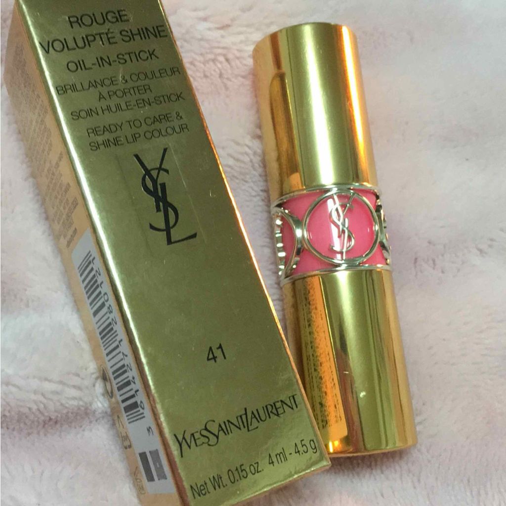 ルージュ ヴォリュプテ シャイン/YVES SAINT LAURENT BEAUTE/口紅を使ったクチコミ(1枚目)
