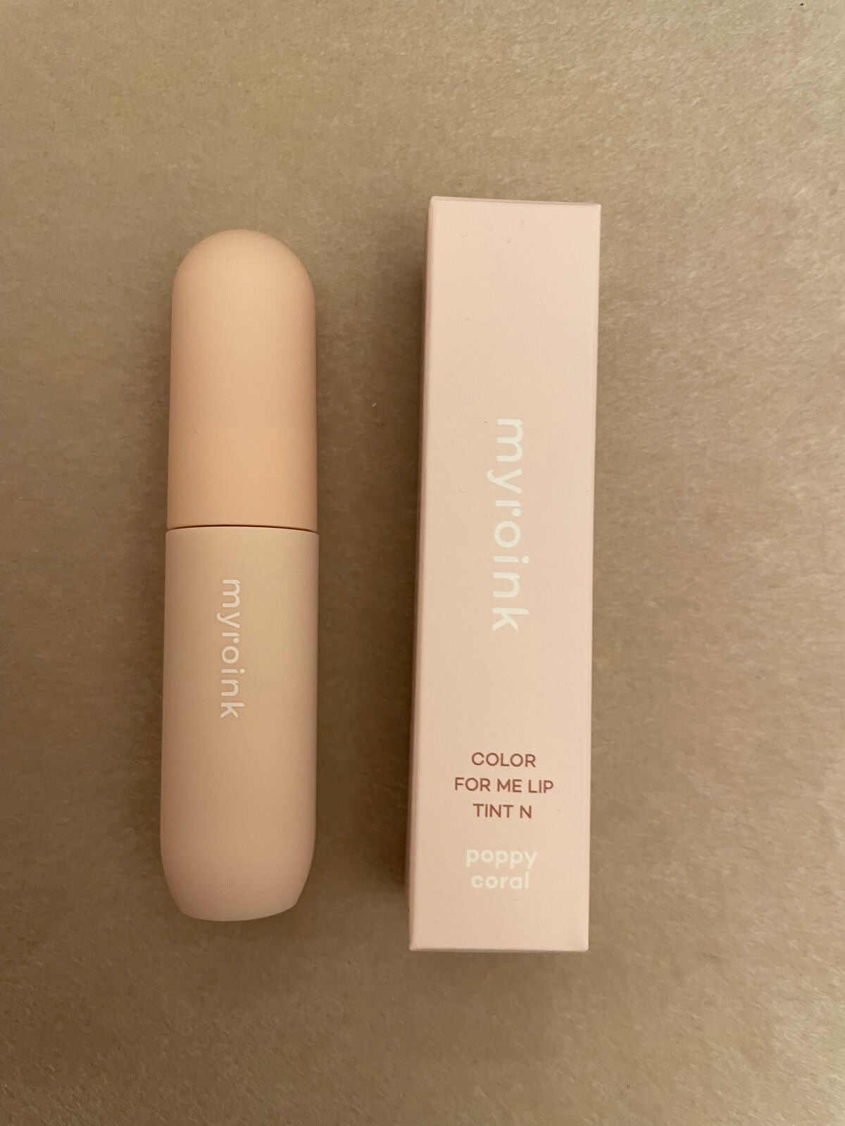 マイカラーフォーミーリップティントN/myroink/リップティントを使ったクチコミ(1枚目)