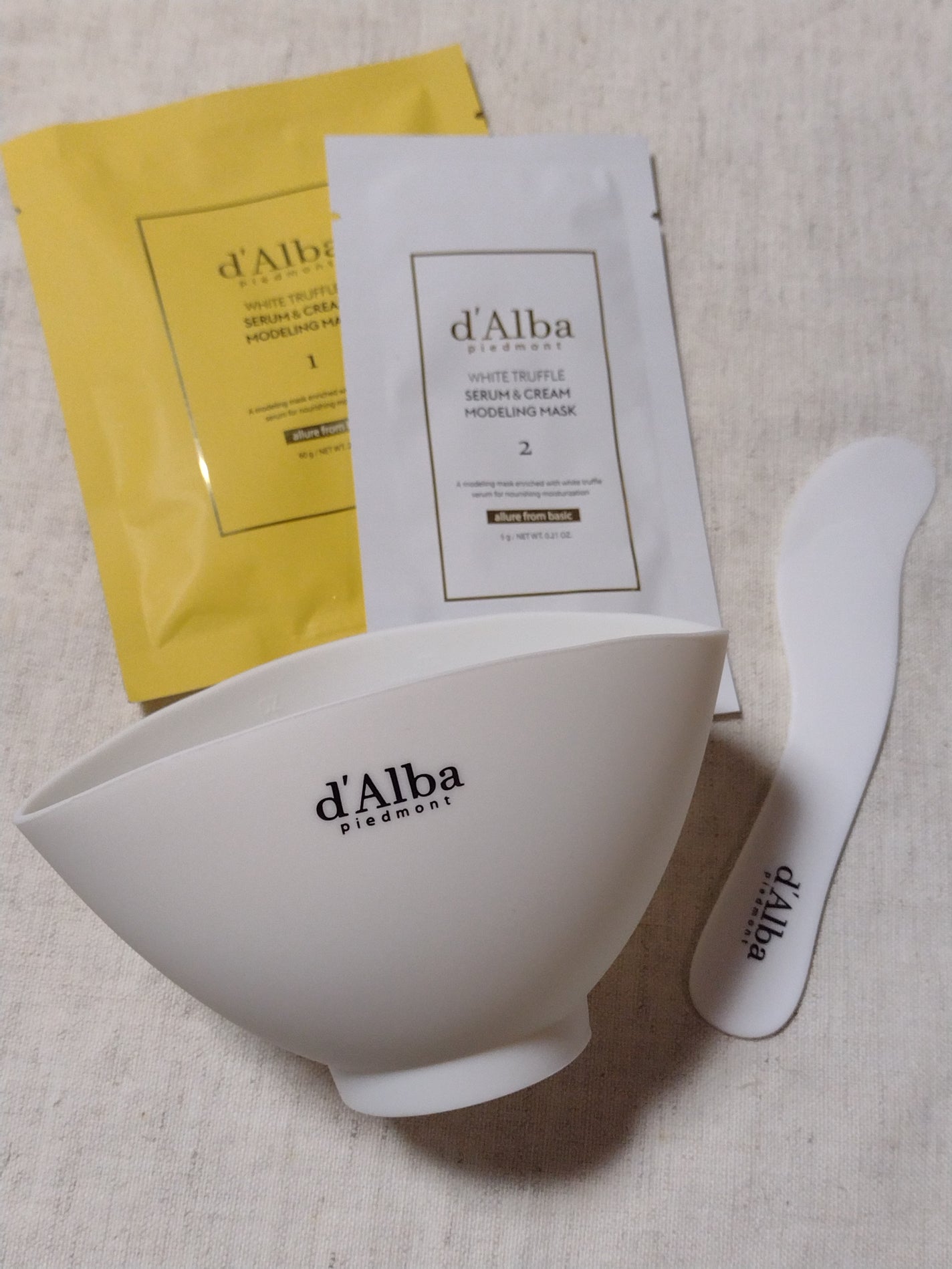 WHITE TRUFFLE SERUM & CREAM MODELING MASK/ダルバ/その他スキンケアを使ったクチコミ(7枚目)