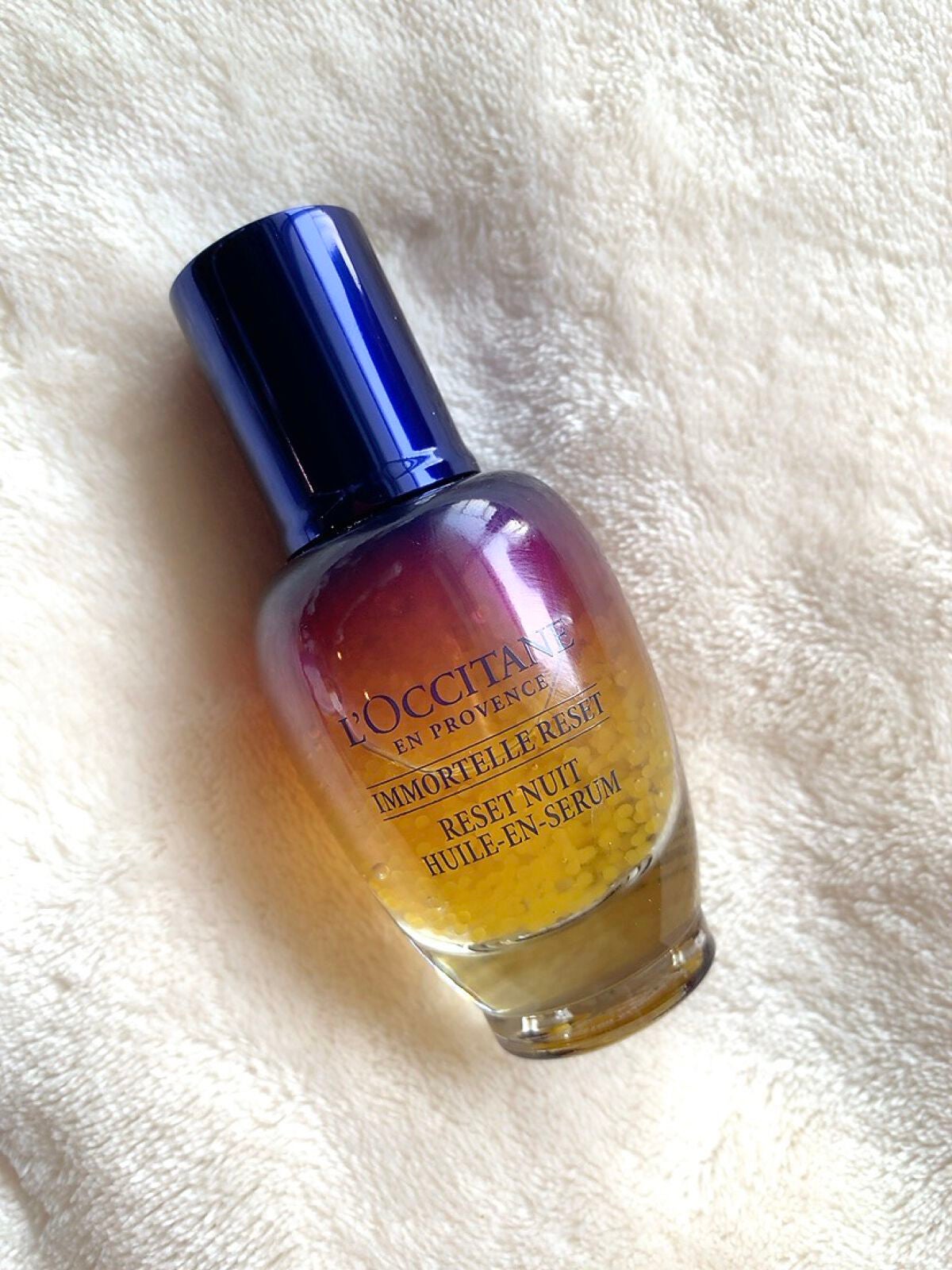 イモーテル オーバーナイトリセットセラム/L'OCCITANE/美容液を使ったクチコミ(3枚目)