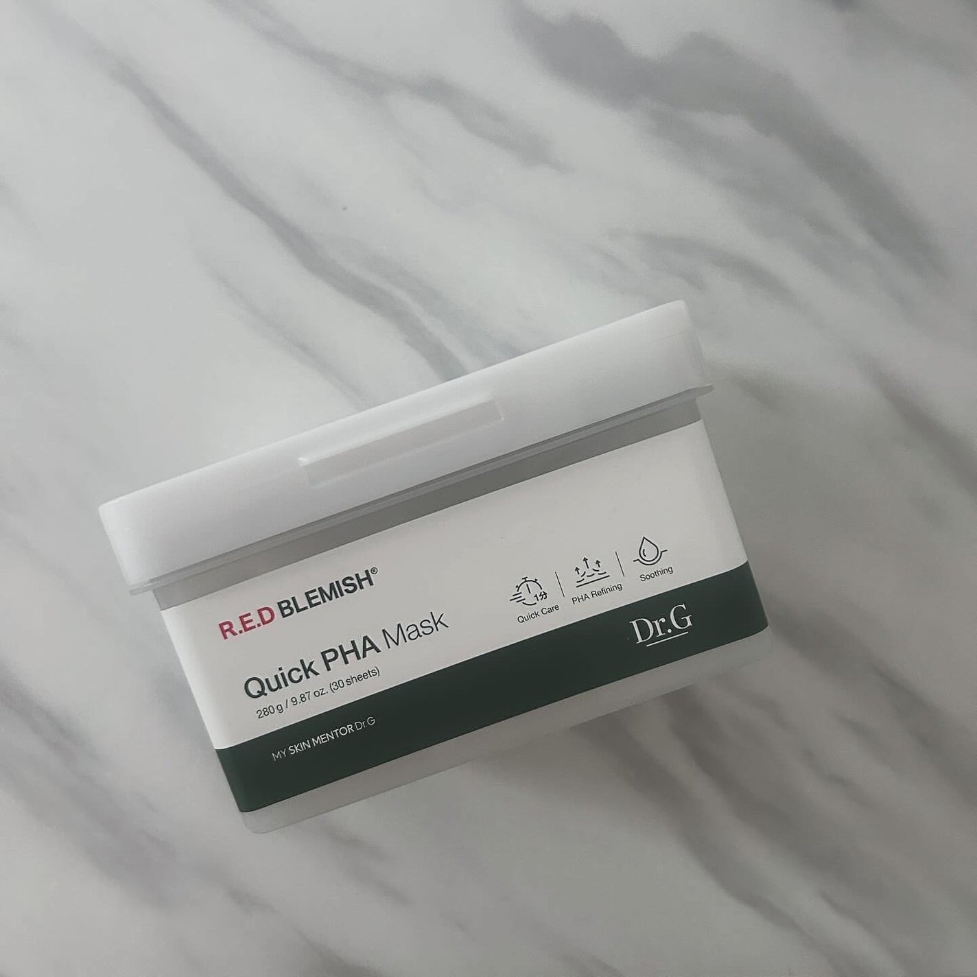 レッドブレミッシュクイックPHAシートマスク/Dr.G/シートマスク・パックを使ったクチコミ(1枚目)