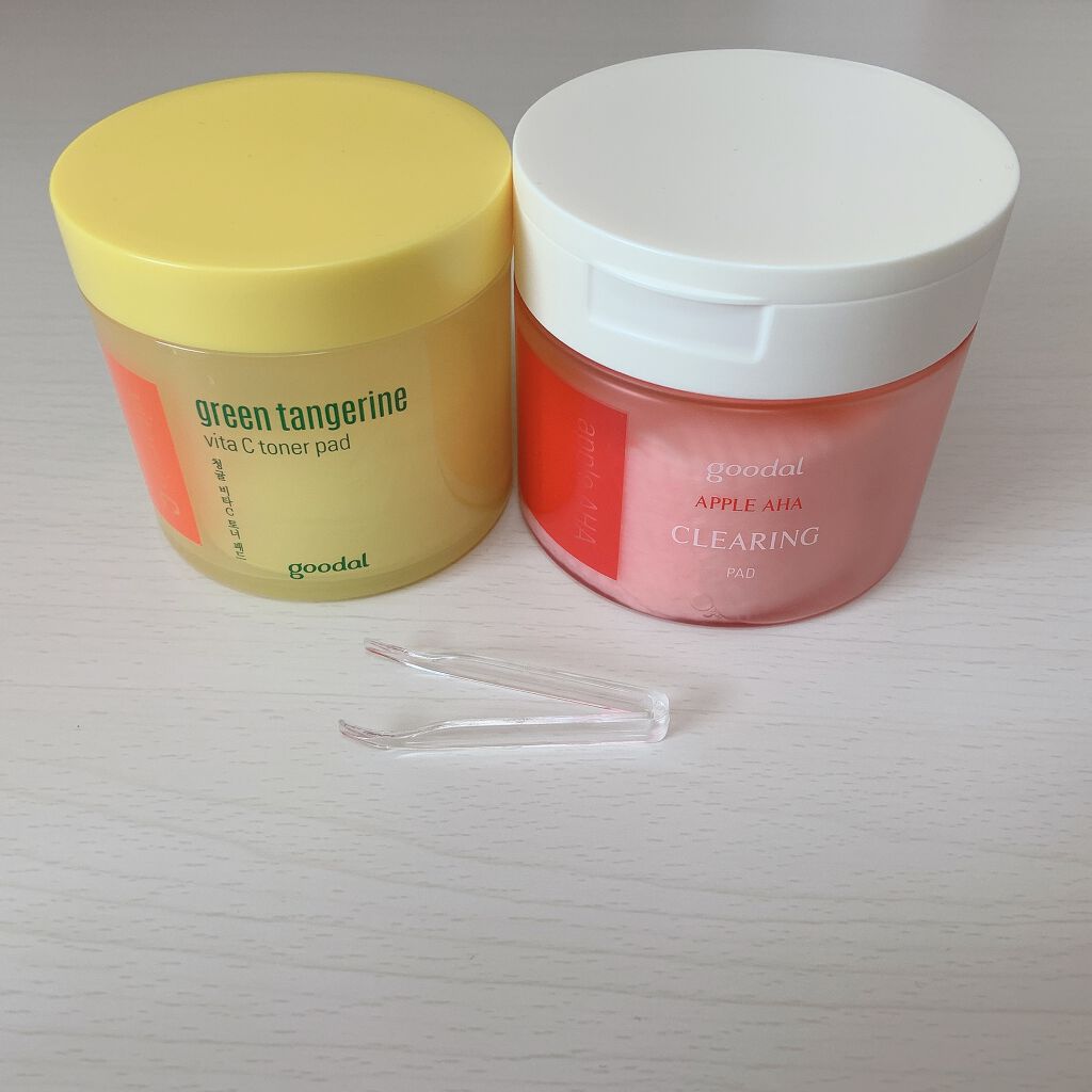 アップル AHA クリアリング パッド/goodal/トナーパッドを使ったクチコミ（1枚目）